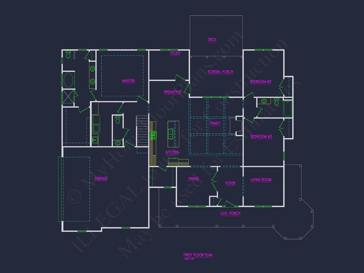 19-2060 HOUSE PLAN - Spacious 2-Story House Plan with 3 Bedrooms and Colonial Design