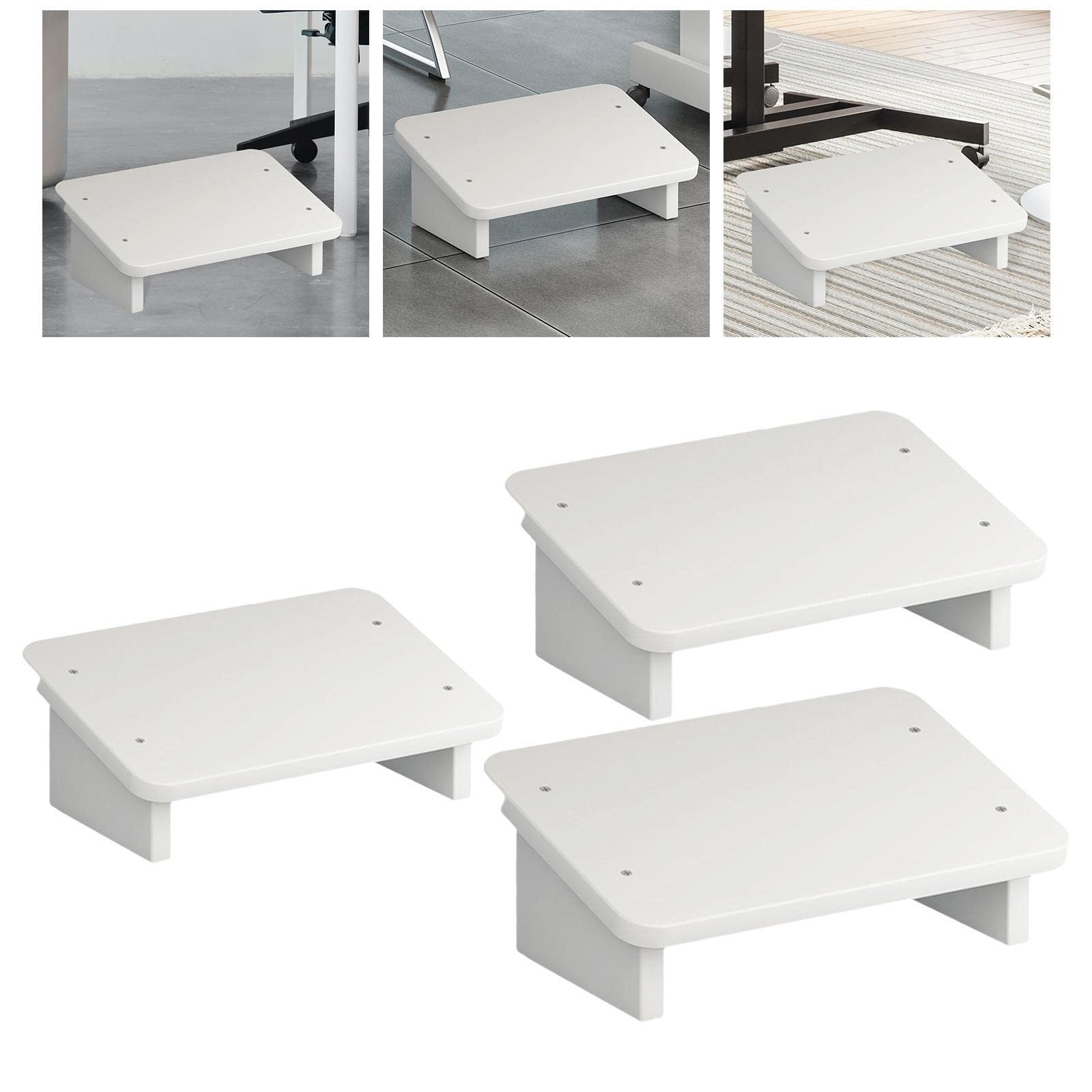 Reposapiés confiable debajo del escritorio, soporte ergonómico de ángulo de inclinación, superficie lisa antideslizante para el trabajo, oficina en casa, computadora, taburete (color: 30 x 20 x 15 cm)