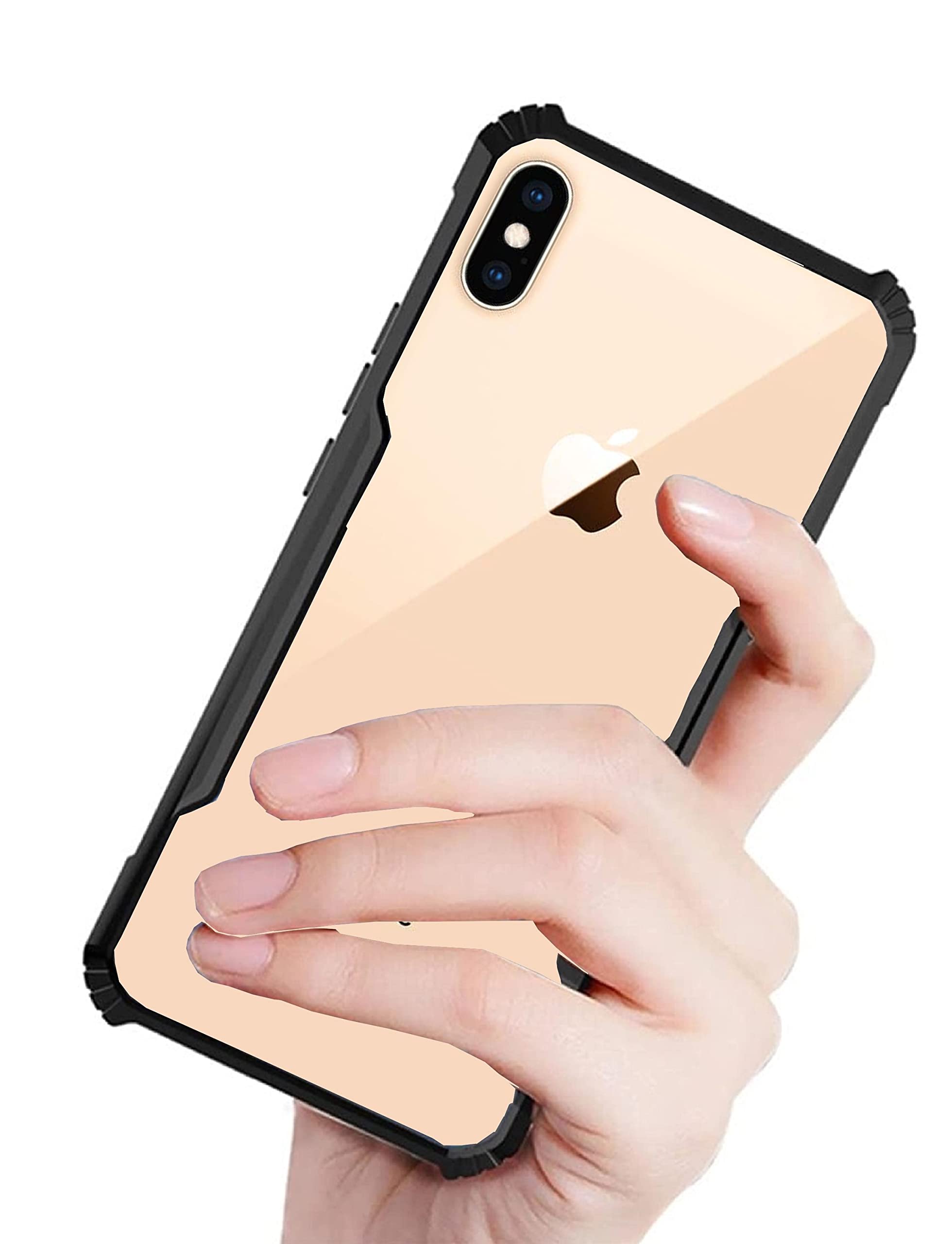 iPhoneアクセサリー iPhone XS MAX ANKIRANT® 360 Back Case Cover for Apple iPhone Xs MAX (Hybrid