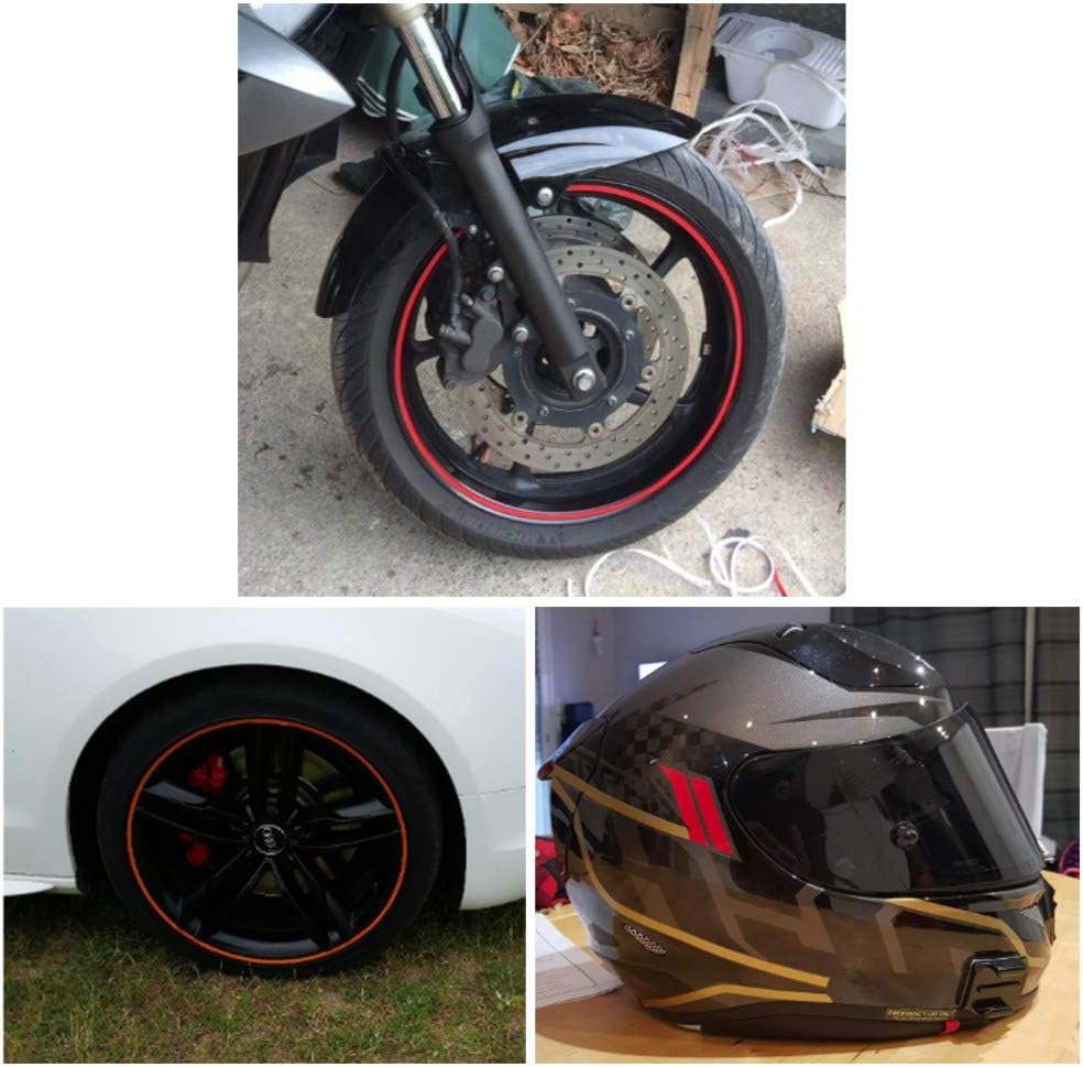 cyclingcolors Rim Tape 9MM x10M Wheel Sticker Bike CAR Tuning Stripe Deco (Black)