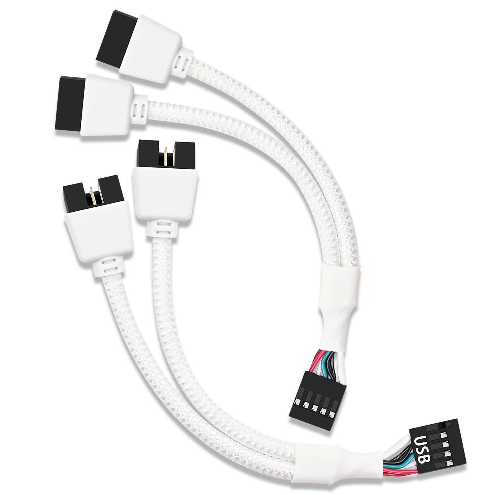 ジンバル ホワイト USBケーブル付き AudioComm USBケーブルA-C 1m 高耐久 ホワイト｜SMT-LAC10N 01-7263