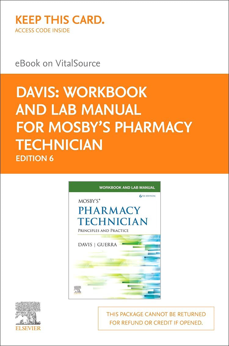 Workbook and Lab Manual for Mosby's Pharmacy Technician Elsevier eBook on VitalSource (Retail