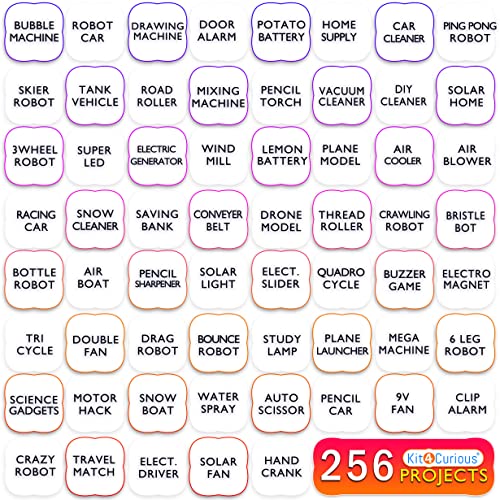 Image of Kit4Curious 600 Components in 1 kit - Science Educational DIY Learning STEM Activity All in one mega kit for School Projects, Science Experiments