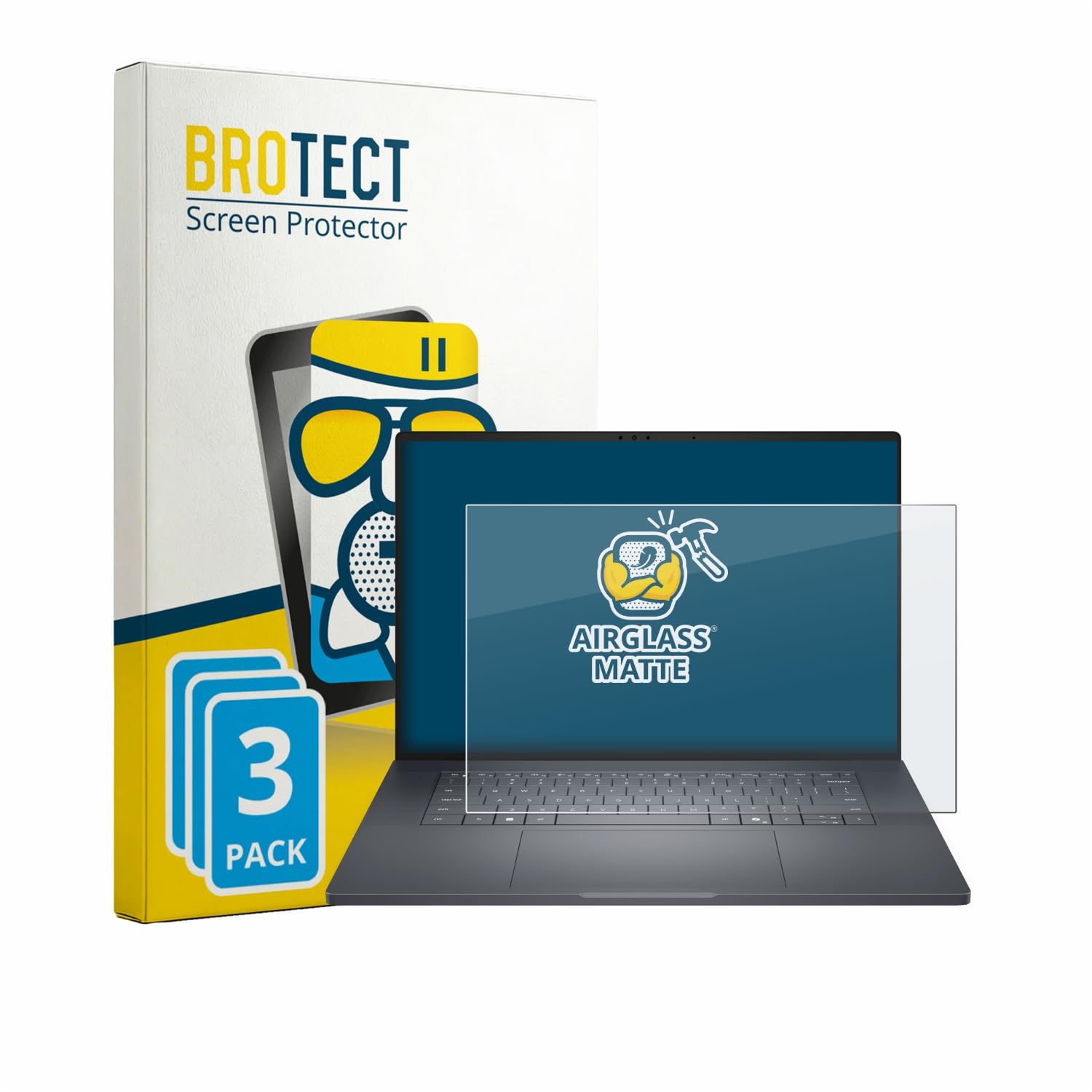 Protection d'Écran Dell Precision 7 16 brotect Verre Mat Anti-Reflet - 7