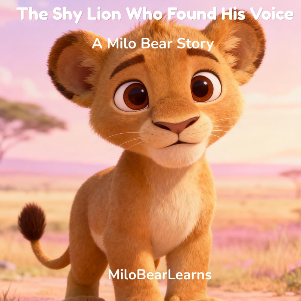 Leo the Shy Lion Who Found His Voice: A Story About Bravery for Little Ones (Milo Bear Stories)