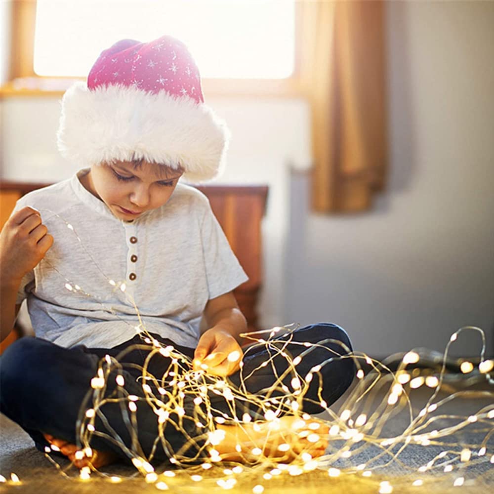 Guirlande Lumineuse LED 6m 100 LEDS Guirlande De Batteries Imperméable