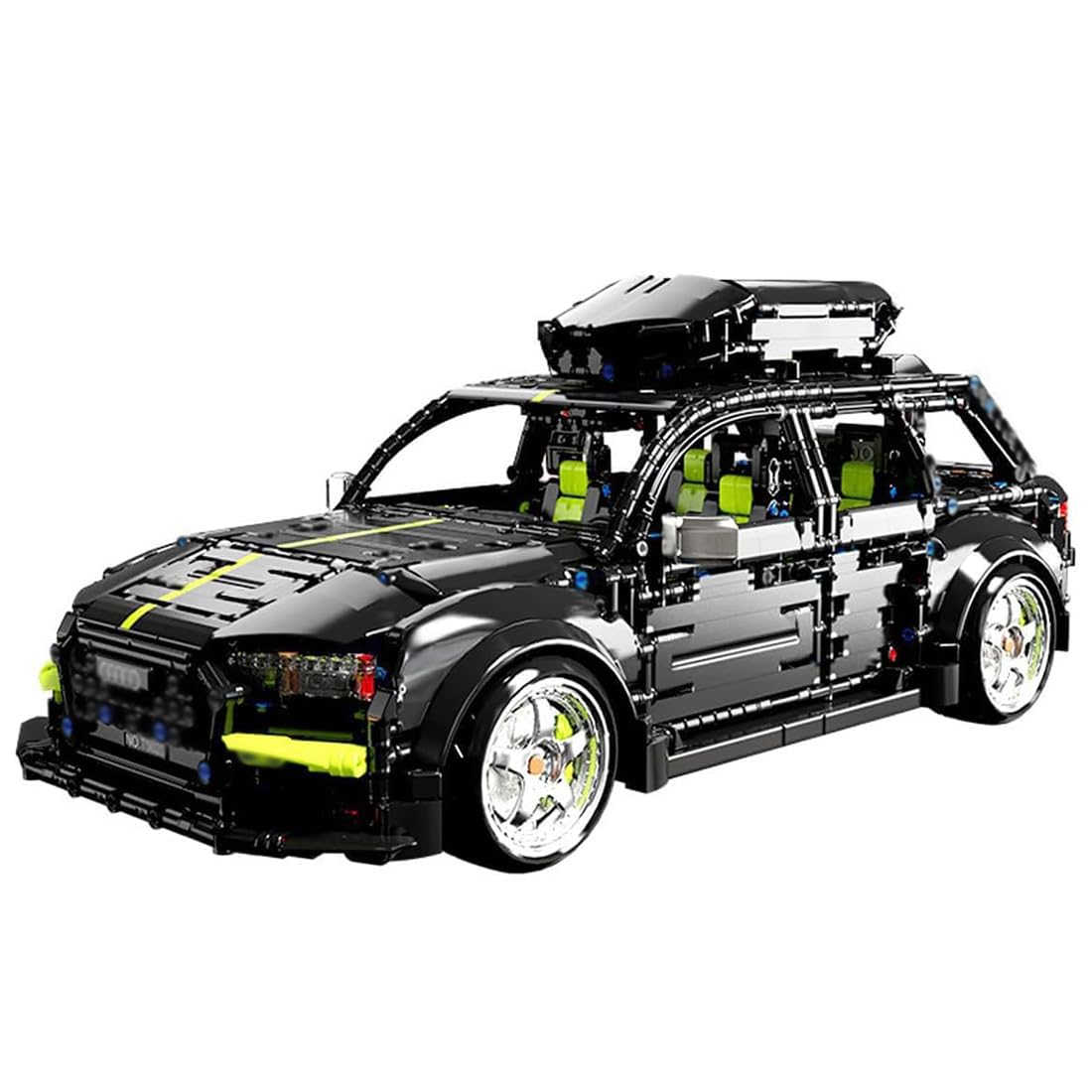Juego de construcción de coches de carreras de tecnología para RS6 Avant, 2896 piezas, bloques de sujeción para coches deportivos, 1:10 MOC Carreras Coche Juguetes Juego de construcción