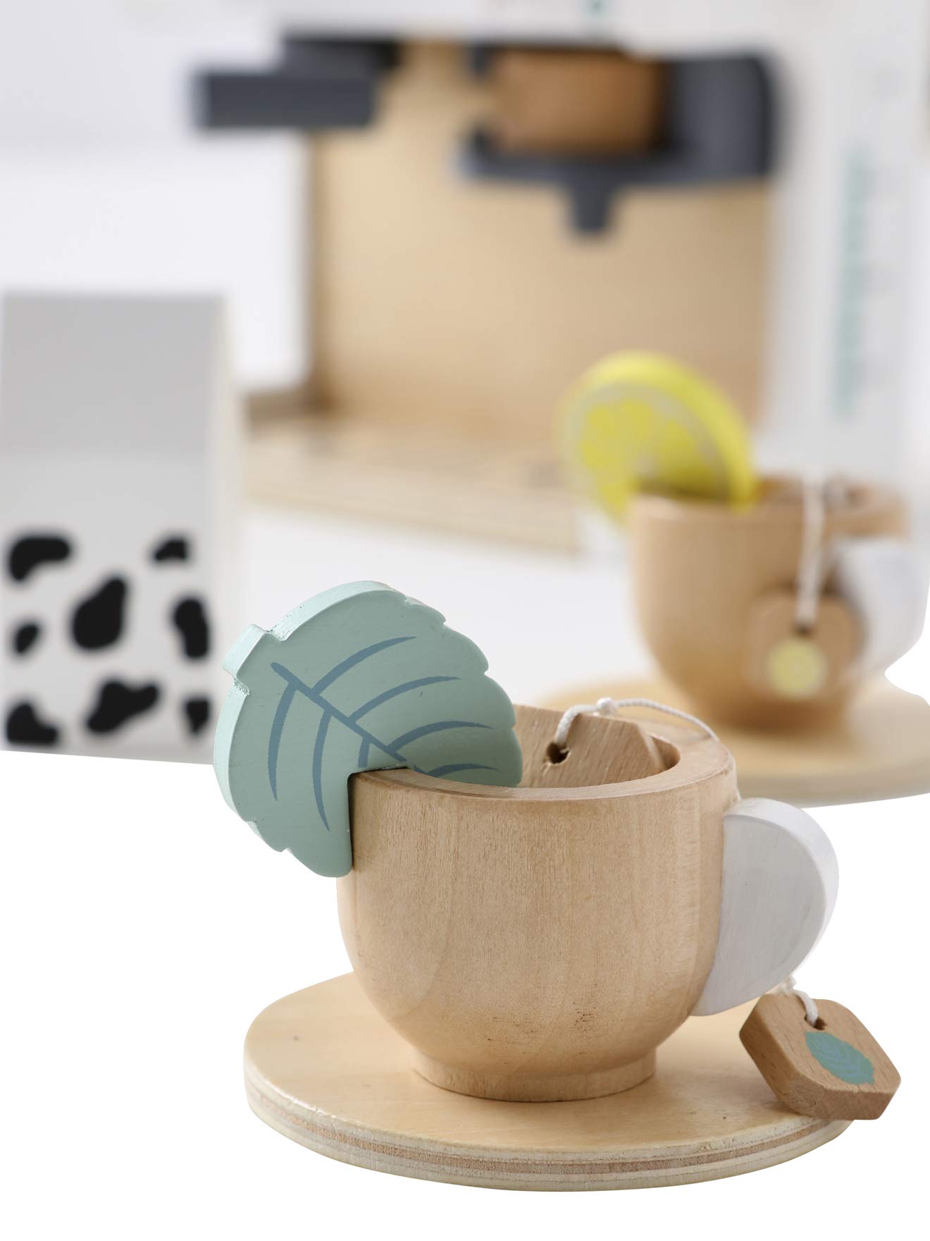 VERTBAUDET Jouet Enfant Machine à Café et à Thé Bois FSC Multicolore TU