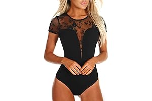 Long Sleeve Lace Romper For Women Sexy Clubwear