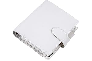 Moterm Pocket Luxe Rings Planner - Pebbled Cream