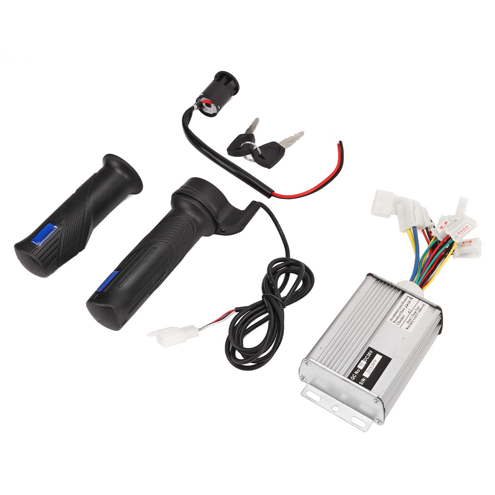 36 V 1000W gebürsteten Motor Controller GRAP Grip Set Electric Scooter Controller Set Motor Control -Einheit mit elektrischem Stromverriegelungsschloss für Fahrradmodifikation