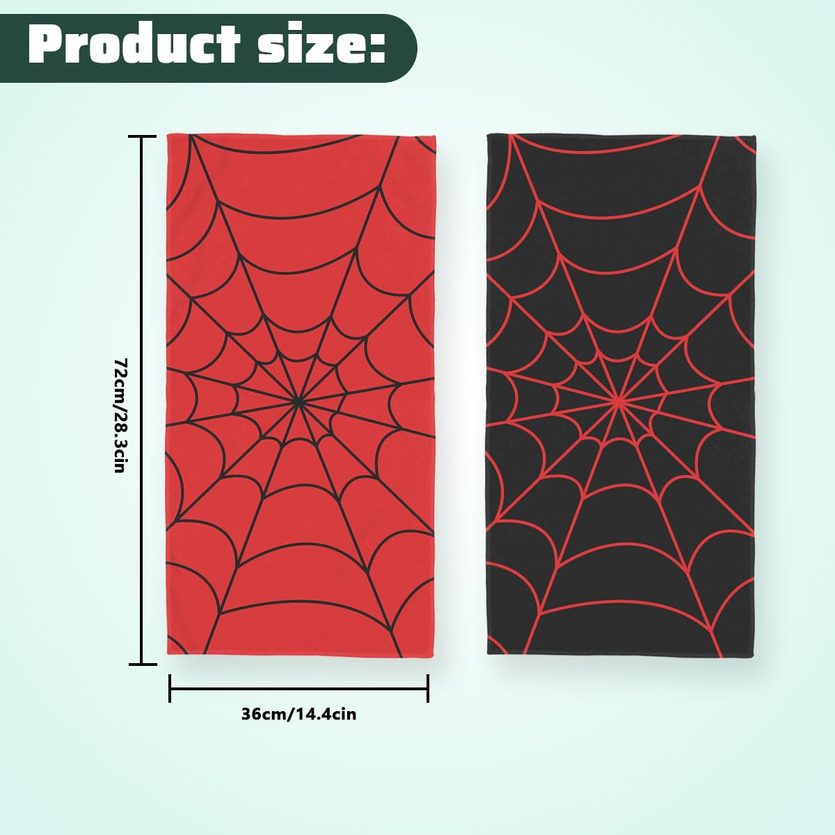 Amazon.com: LXCSBD Red Spider Web Towels - Absorbent Black