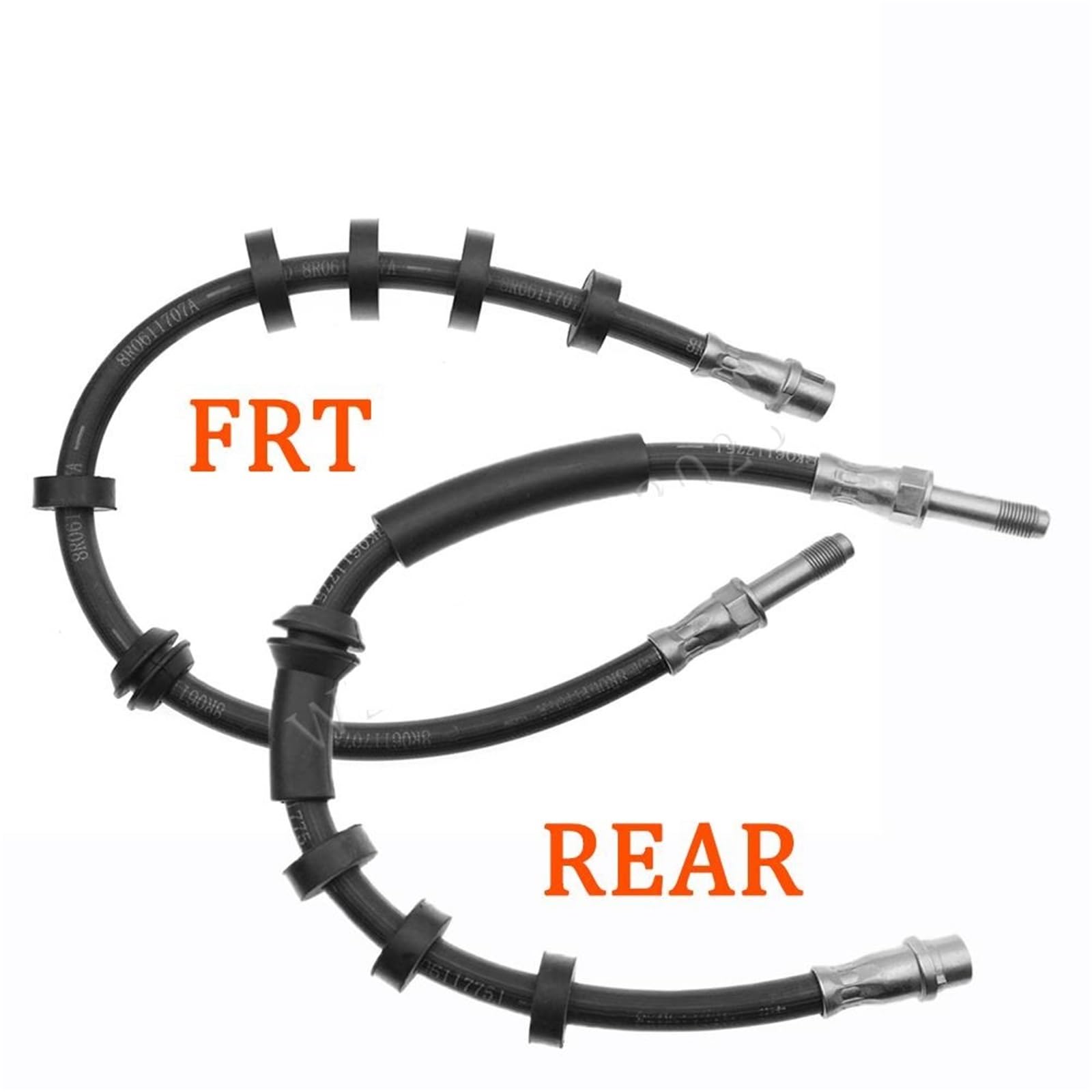 Raccords de Ligne de Frein Pour Q5 2009-2018 1/2 pièces ligne tuyau hydraulique frein d'essieu Connecteur de Ligne de Frein(1pcs REAR)