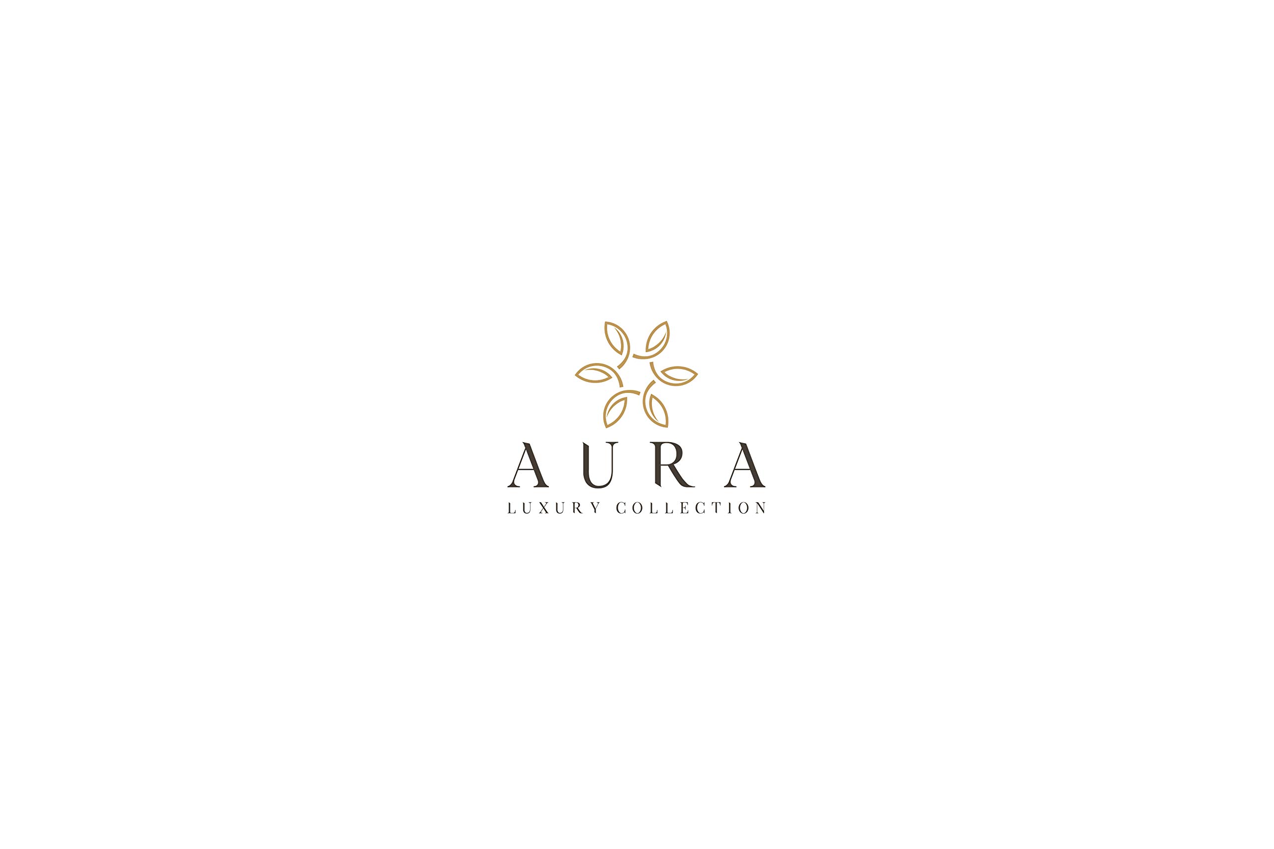 Aura Luxury Collection Set mit 295 Teilen: 100 Duschbeutel à 10 ml, 70 Flaschen Intimhygiene zu 20 ml, 40 Einweghauben, 85 Seifen à 9 g und 500 Bänder