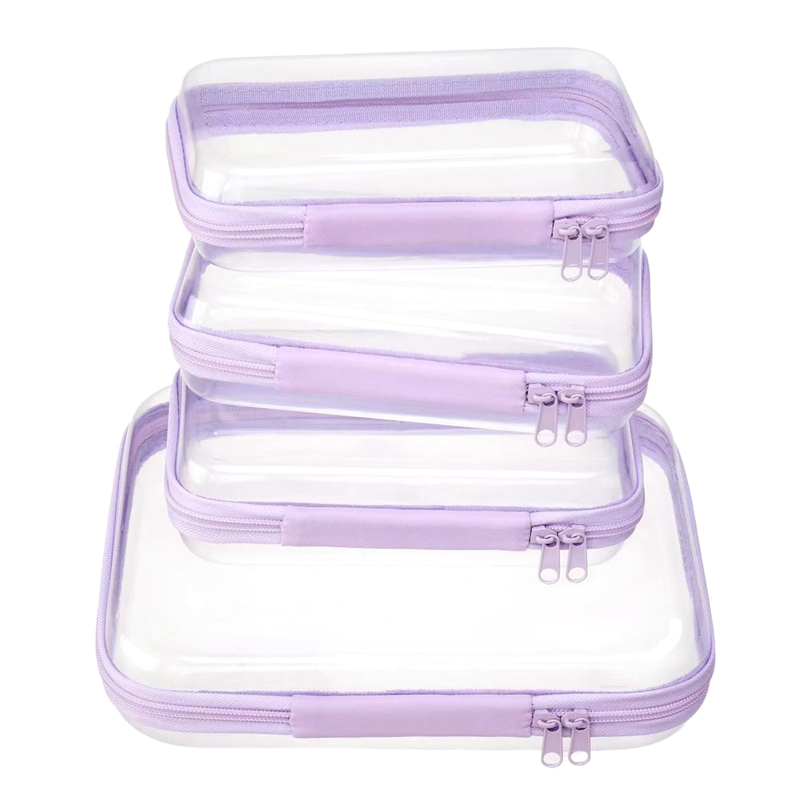Clear Zipper Pouches - Organize Travel & Home -16