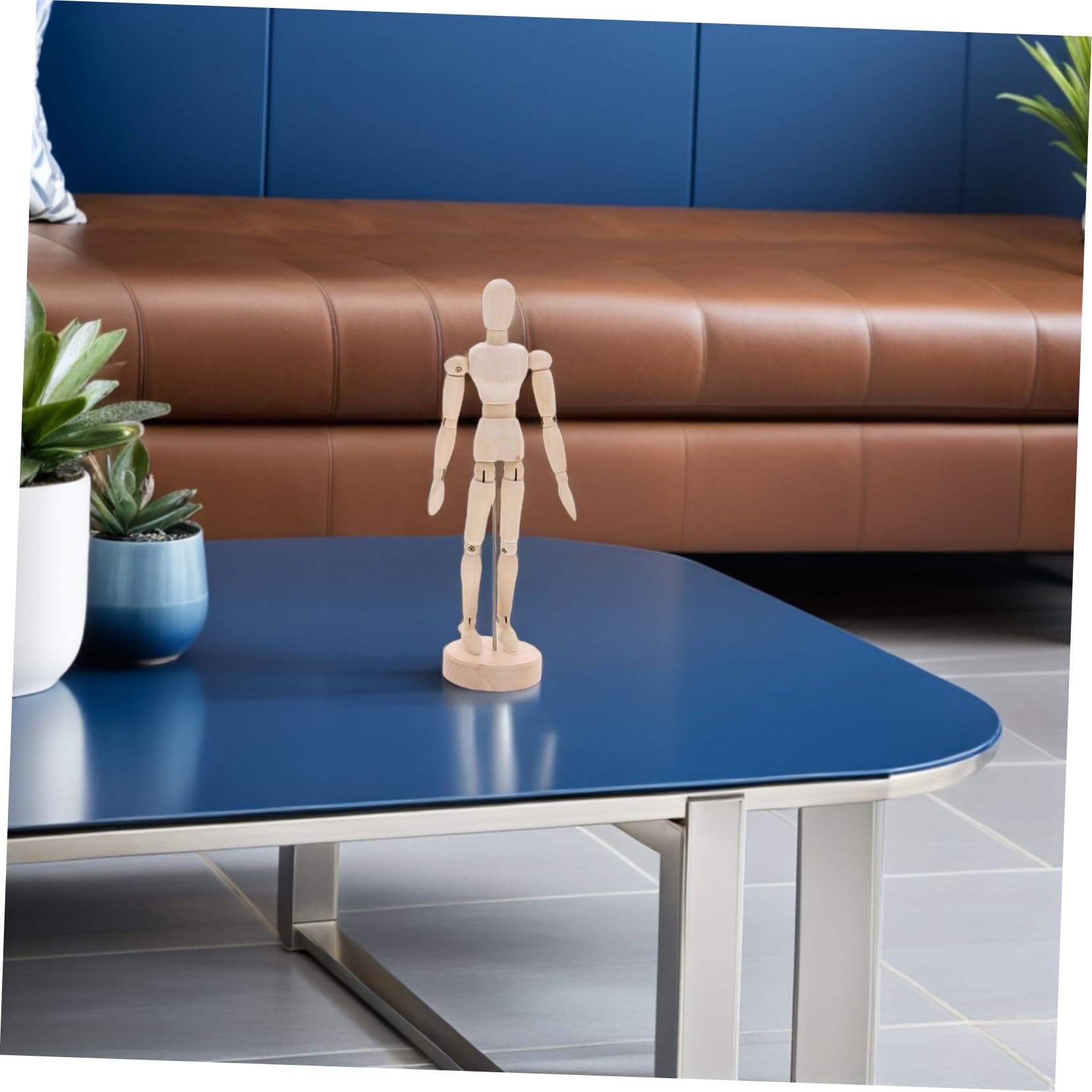 VILLCASE 5 Pièces Mannequin Dessin Articulé avec Support Bonhomme Articulations Précises Modèle Poseable pour Étude et Croquis Artistique