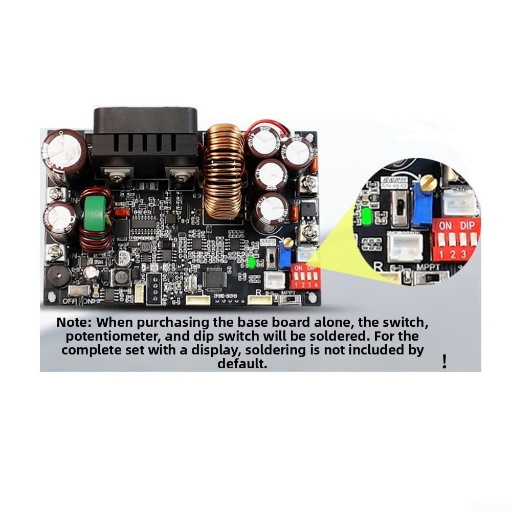 Regolatore di tensione DC 0-70V 25A con display LCD solare (B)