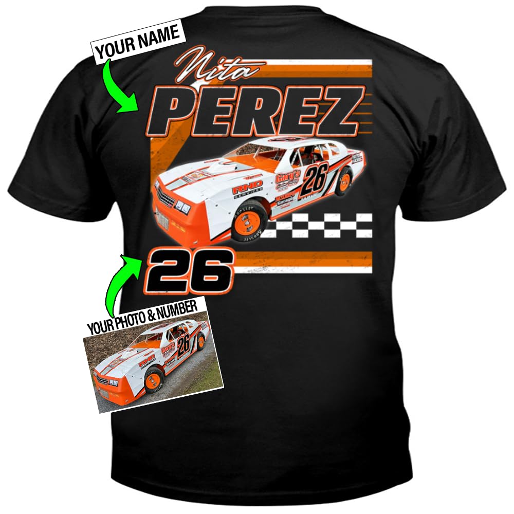 Pit Crew DRS Race-Team Honda Civic Type R T-Shirt Custom Racing