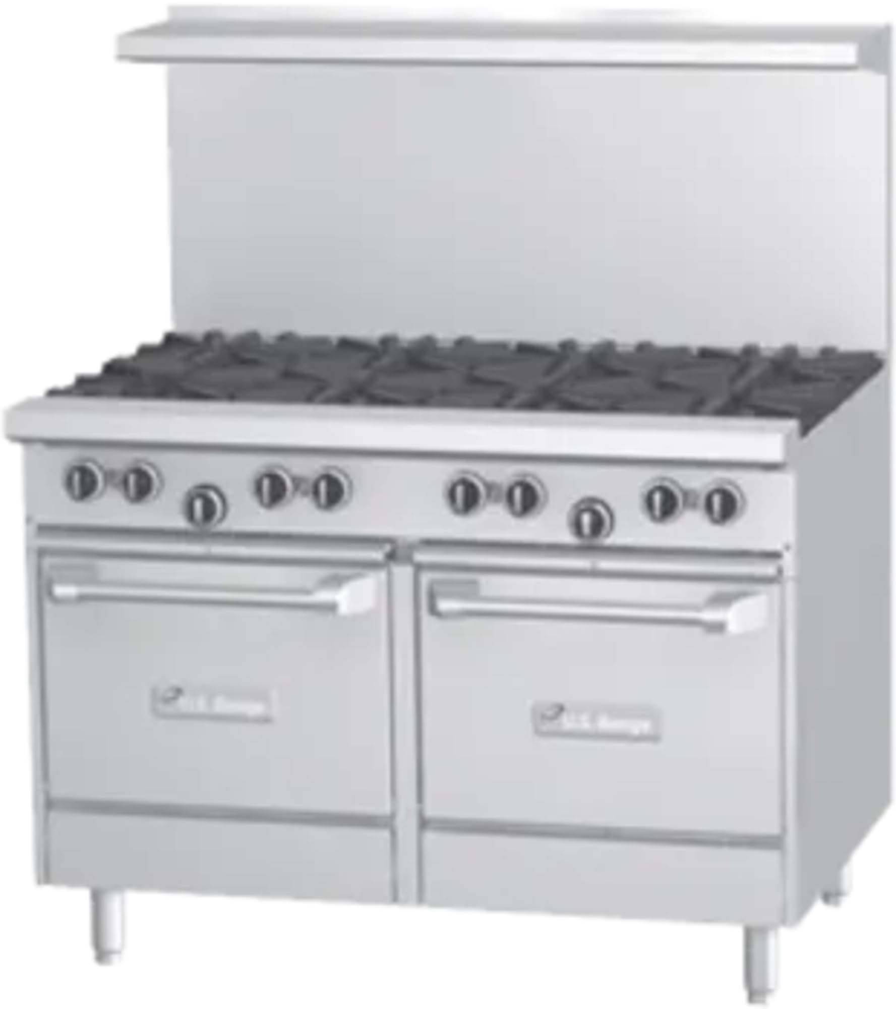 U Series 48" Gas Restaurant Range with (4) by Garland – Stainless Steel, Model U48-4G24RS