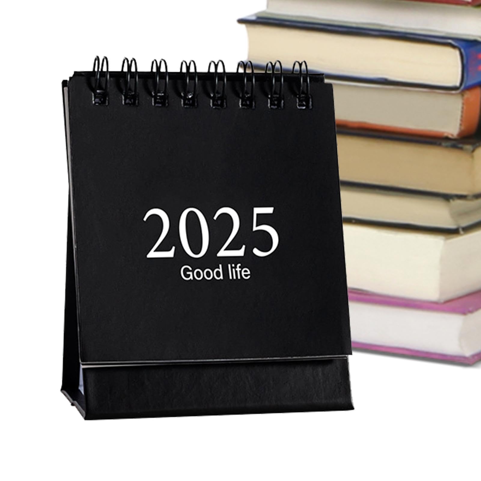 Nrngtz Standing Calendar | 2025 Planning Daily Scheduling 360 Degree Page Turning,2025 Double-Sided Standing Flipping, Portable Calendar, Monthly Flipping Schedule For Appointments