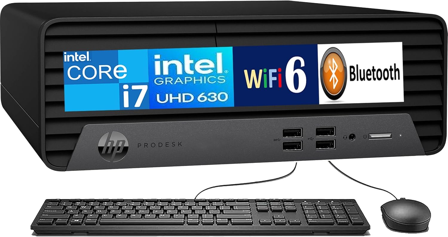 Amazon.com: HP ProDesk 400 G7 SFF Desktop, Intel i7-10700, Intel