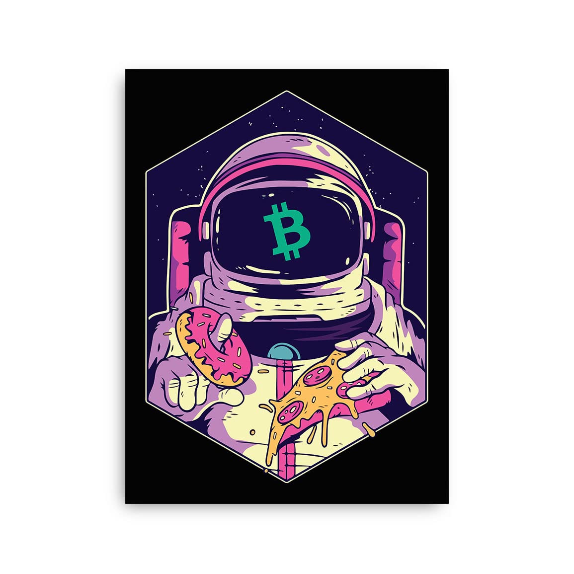 LIMITED Bitcoin Cash BCH símbolo Crypto Moneda a la Luna Astronauta Crypto  Art Print Poster Decoración de pared : Amazon.es: Oficina y papelería
