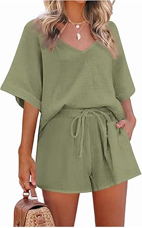 LAYLANI™ - Casual Summer Lounge Sweatshirt and Shorts Co-Ord
