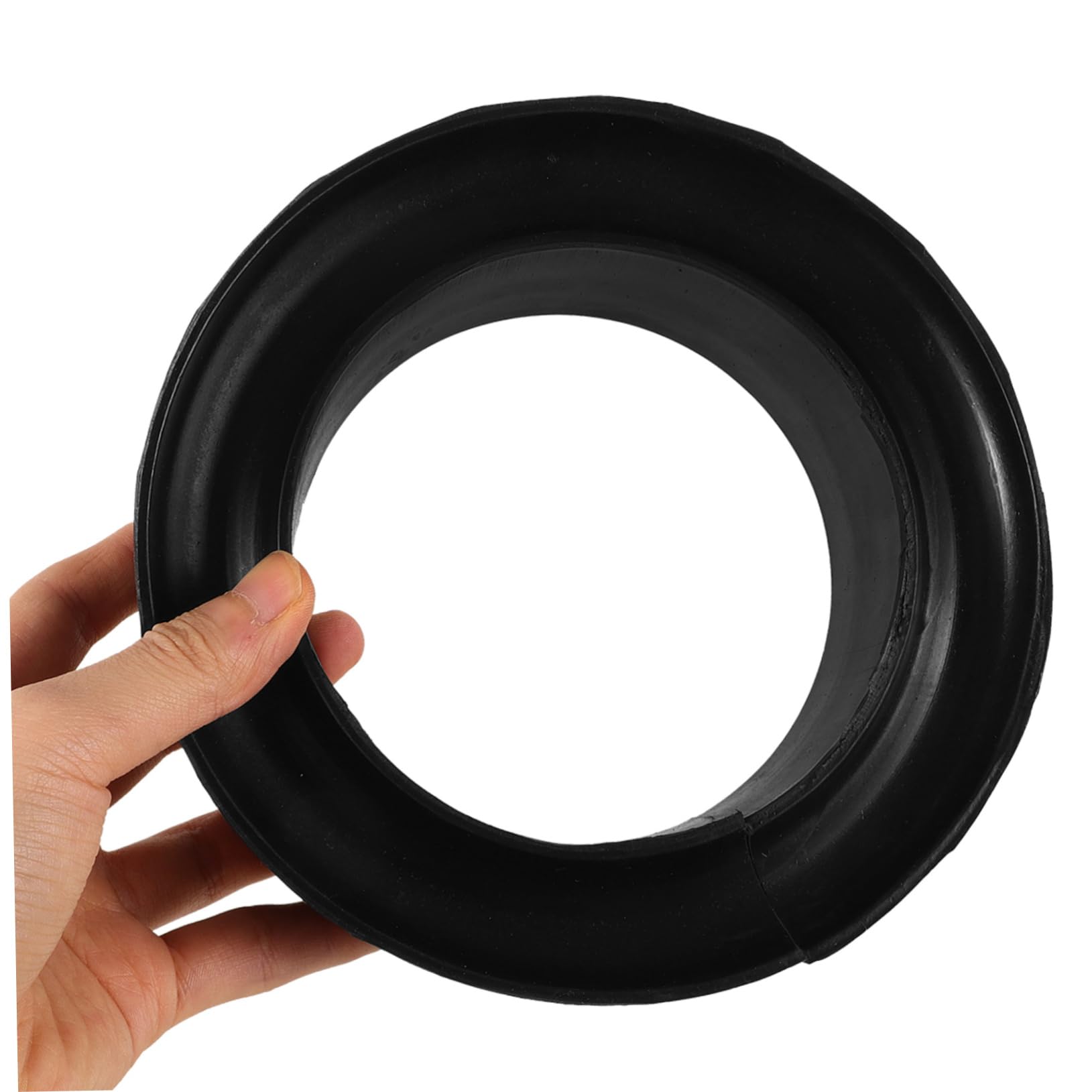 GARVALON Entretoise Bloc en Caoutchouc Noir Caoutchouc Ronde Absorption des Chocs Rebonds pour Ressort Hélicoïdal de Voiture Plupart des Véhicules