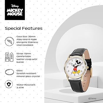Amazon | [eWatchFactory] 腕時計 Disney ミッキーマウス