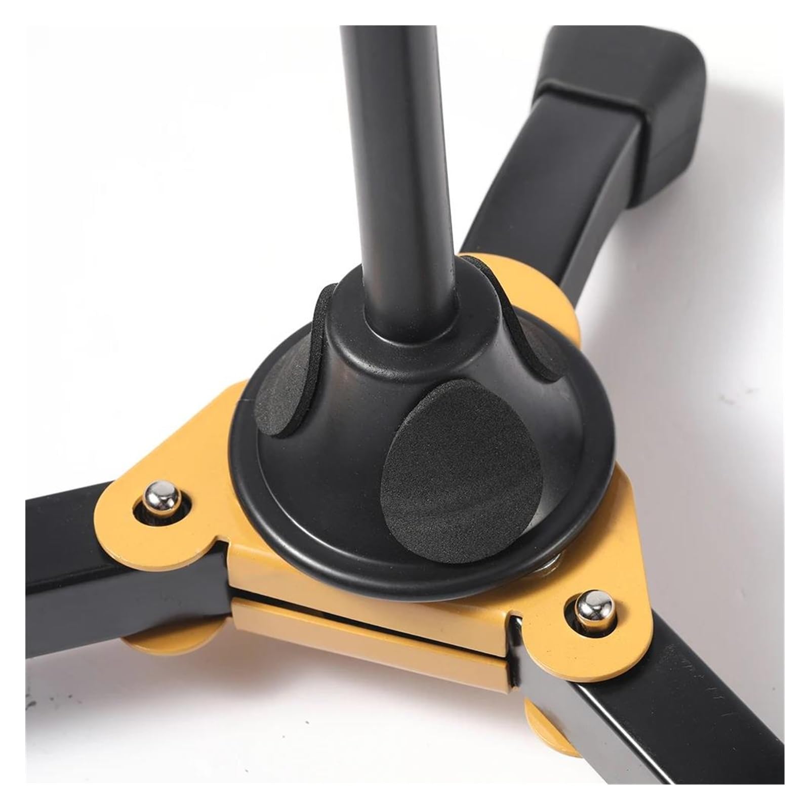 Klarnetu utrzymanie Akcesoria Składany Przenośny Stojak Na Klarnet, Statyw, Stojak Na Instrumenty Dęte Drewniane, Odpinane Akcesoria Do Instrumentów Muzycznych (Color : Yellow)