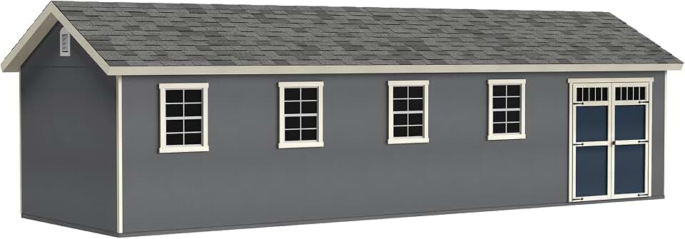 Handy Home Products Beachwood 10x32 DIY Storage Shed