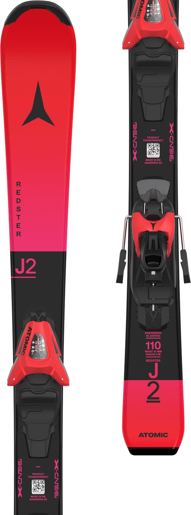 ATOMIC REDSTER J2 120cm + ビンディングセット ATOMIC Redster J2 (100-120 cm) + C 5 GW Re Ski Set - 120 : Amazon