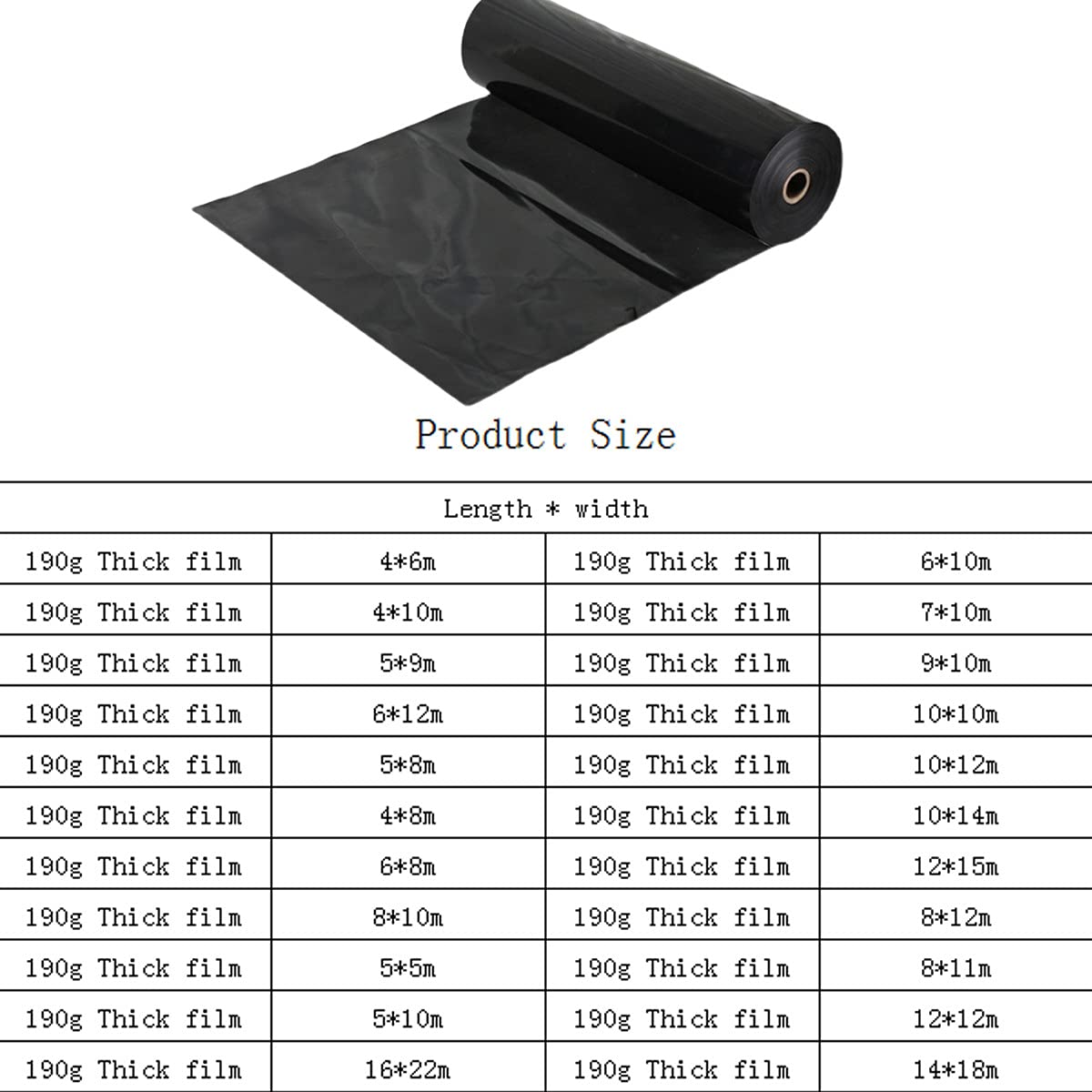 Czarna wkładka do stawu LDPE 0,22 mm - 5 x 10 m do małych stawów rybnych, strumieni, fontann i wodospadów ogrodowych, elastyczne, szczelne, wodoodporne rozwiązanie