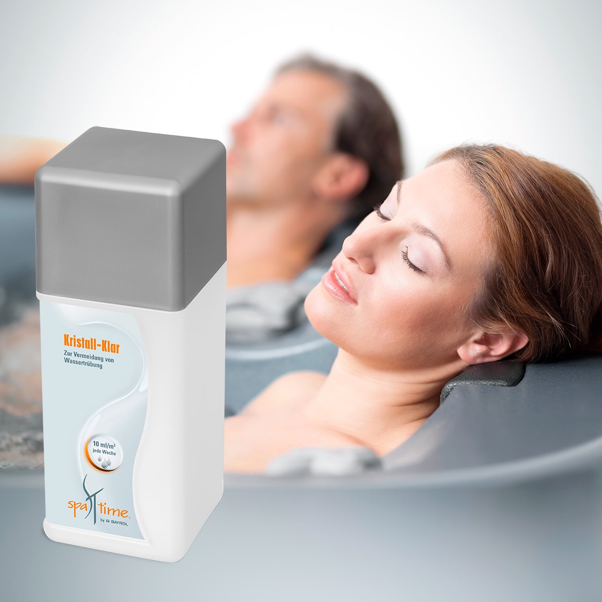 BAYROL anti-mousse spatime by bayrol 1l & Clarifiant 2295300, 1 litre
