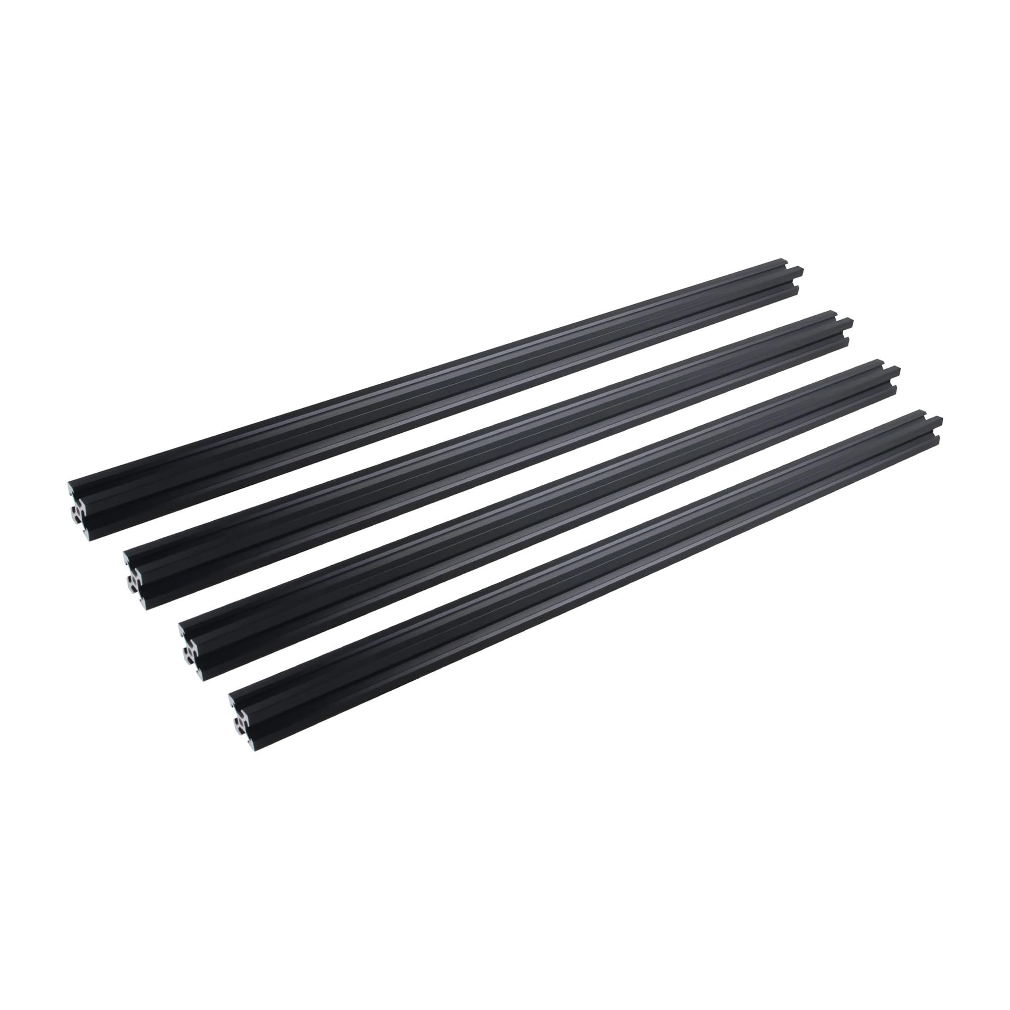 Aluminiumprofile Linearschiene 4 teile/los SCHWARZ 2020 V-slot Aluminium Profil Eloxiert 100mm Linear Schiene