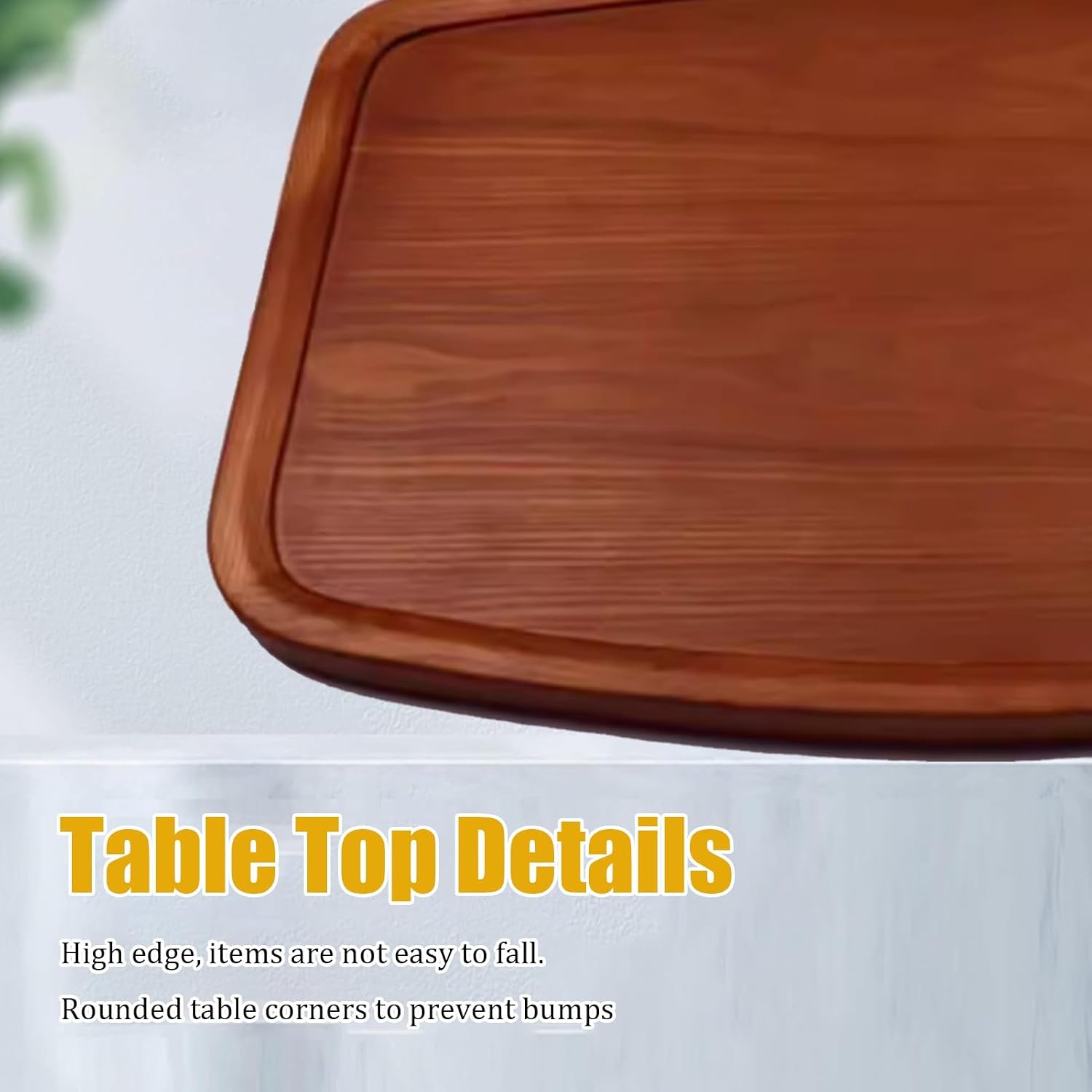 Foldable RV Tables, Camping Picnic Tables, Pontoon Table, Solid Wood Tabletop, Removable and Liftable, for Home Office, Outdoor Camping Picnic(Brown)