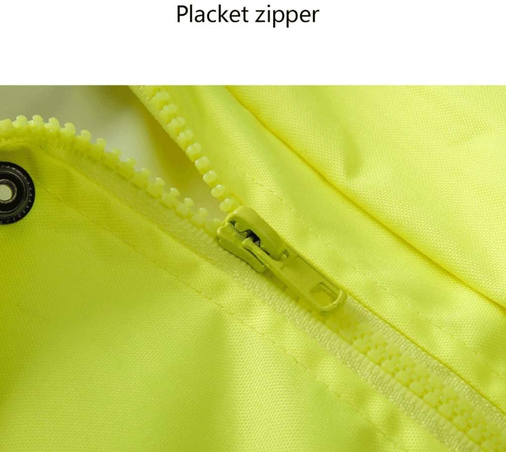 ApuaVireo&Co chalecos alta visibilidad, Chaqueta de seguridad de tela Oxford, ropa reflectante for lluvia, overol impermeable y de seguridad, chaleco reflectante de seguridad.