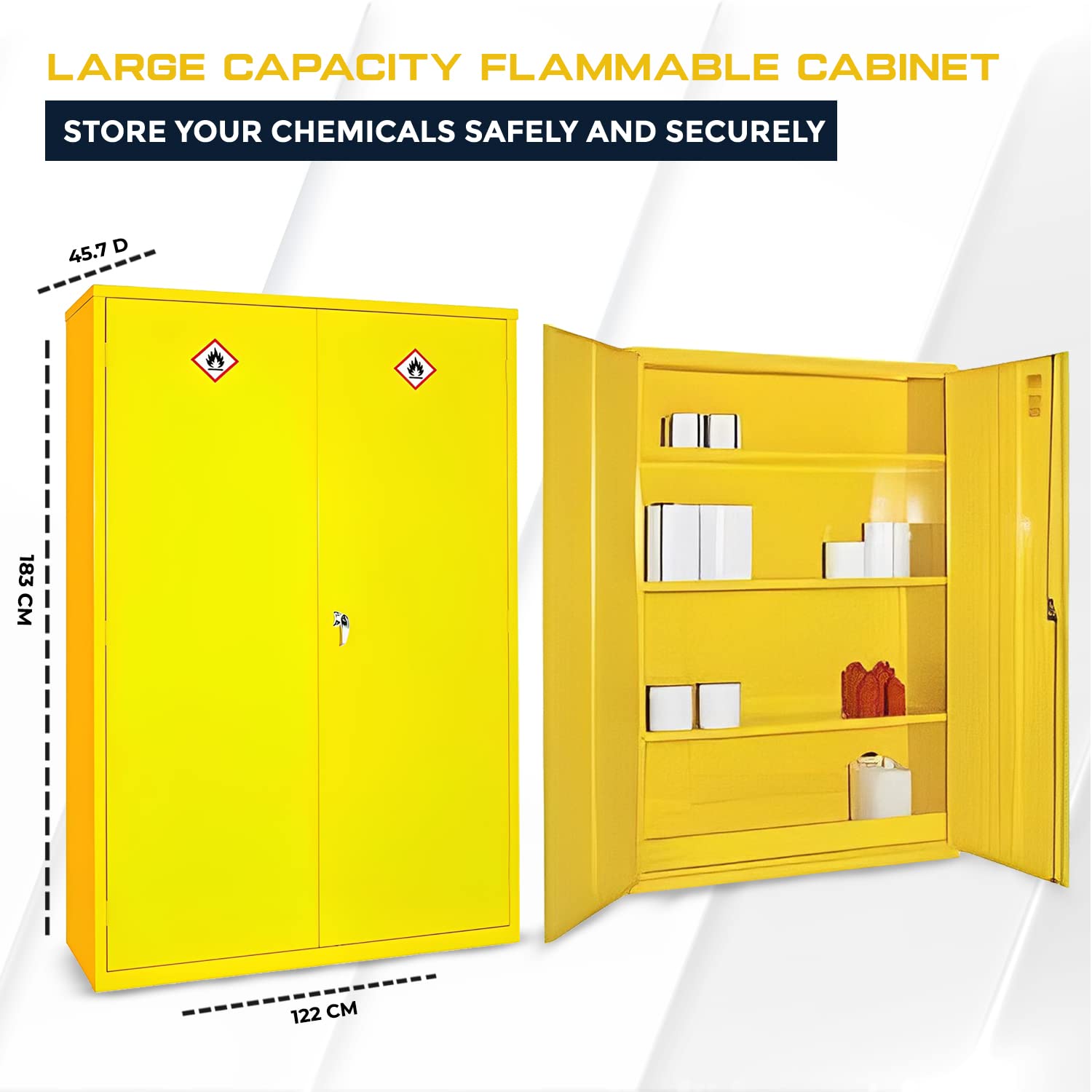 Coshh Cabinet Fire Proof Flammable Storage Cabinet Coshh Cabinet ...