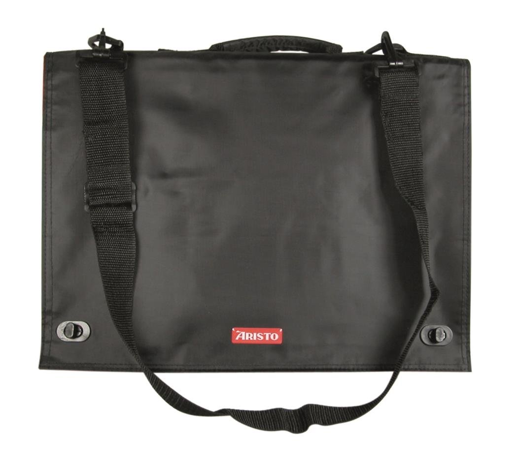 rOtring Profil-A4-Zeichenbrett & Aristo AR7064 Geo Board Carry Bag (Transporttasche für Zeichenplatten DIN A4) schwarz/rot