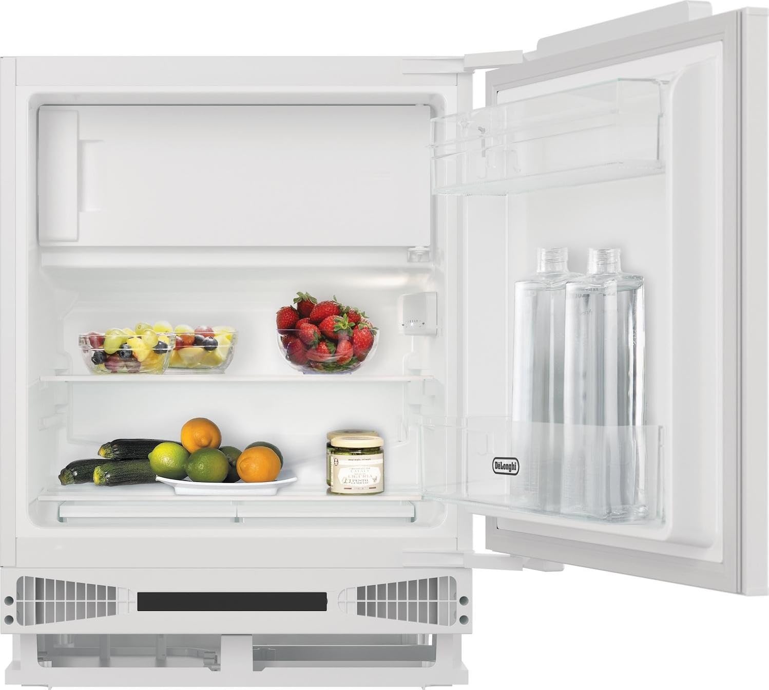 De'Longhi F6ST111E - Mini frigo, sottopiano, 111 litri, Statico, Classe energetica E