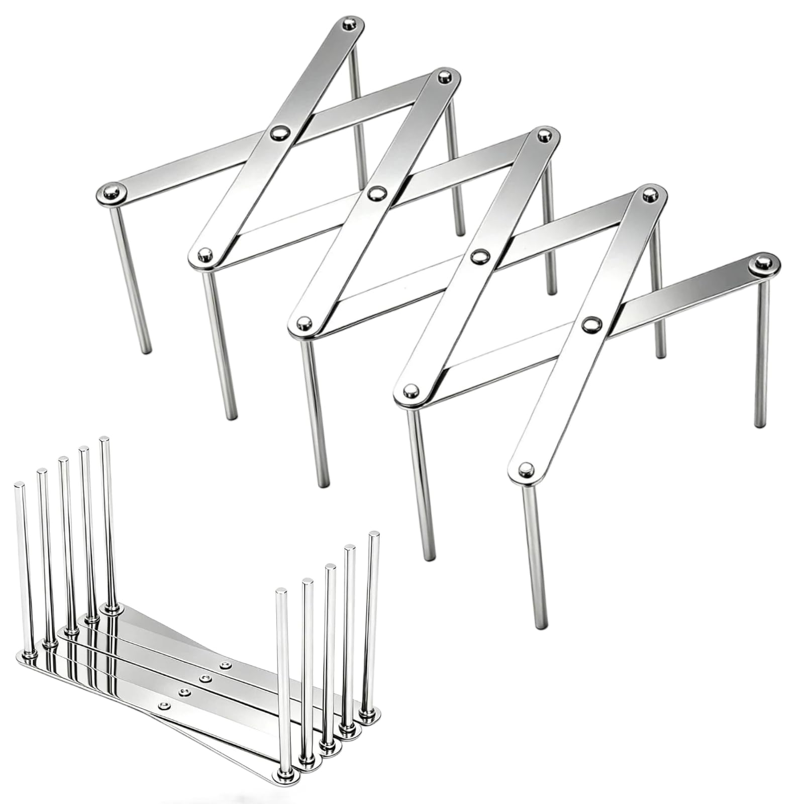 Topfpfannenregal, Pfannendeckel-Organizer, verstellbares Fach