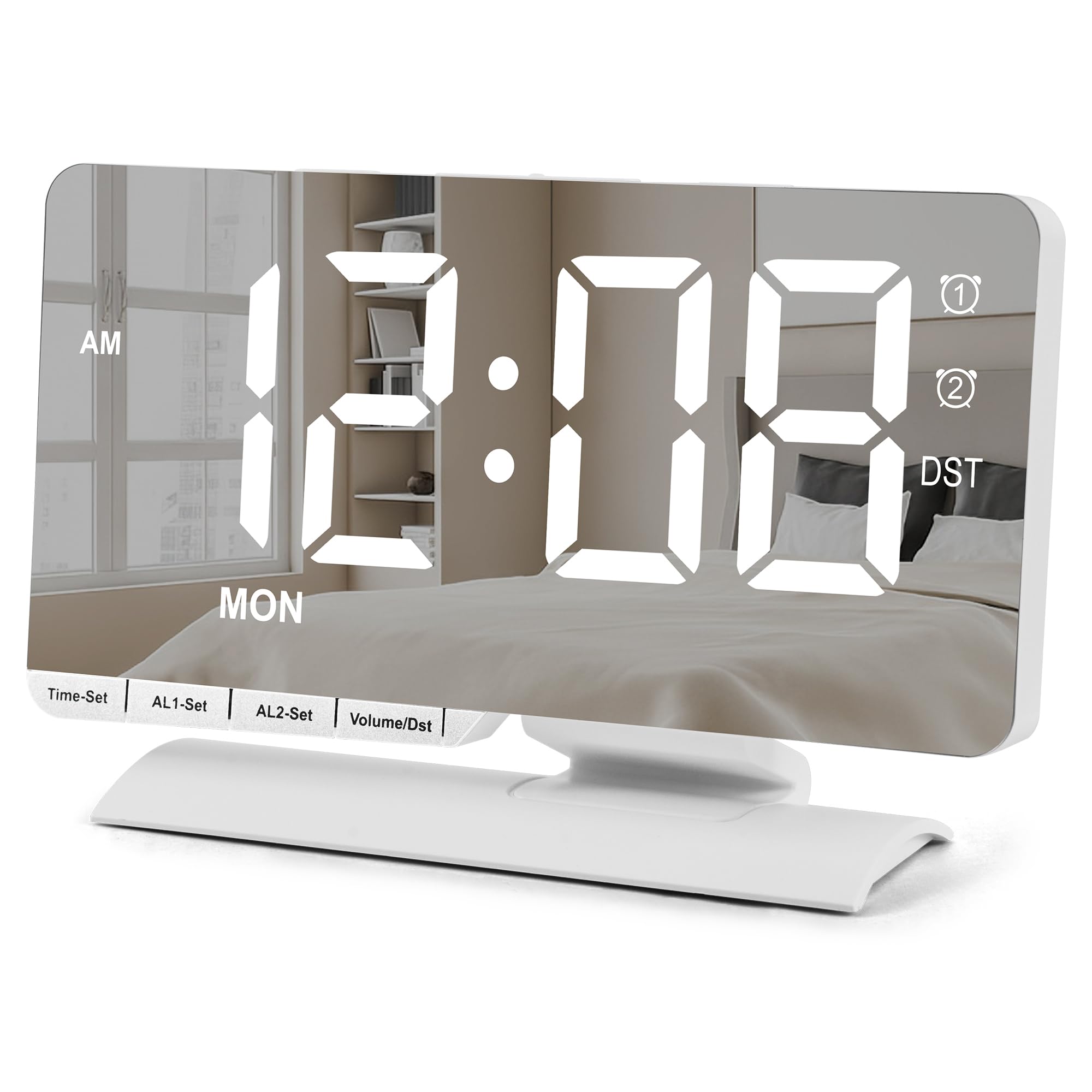 Réveil numérique à double alarme pour simplifier vos matins en famille