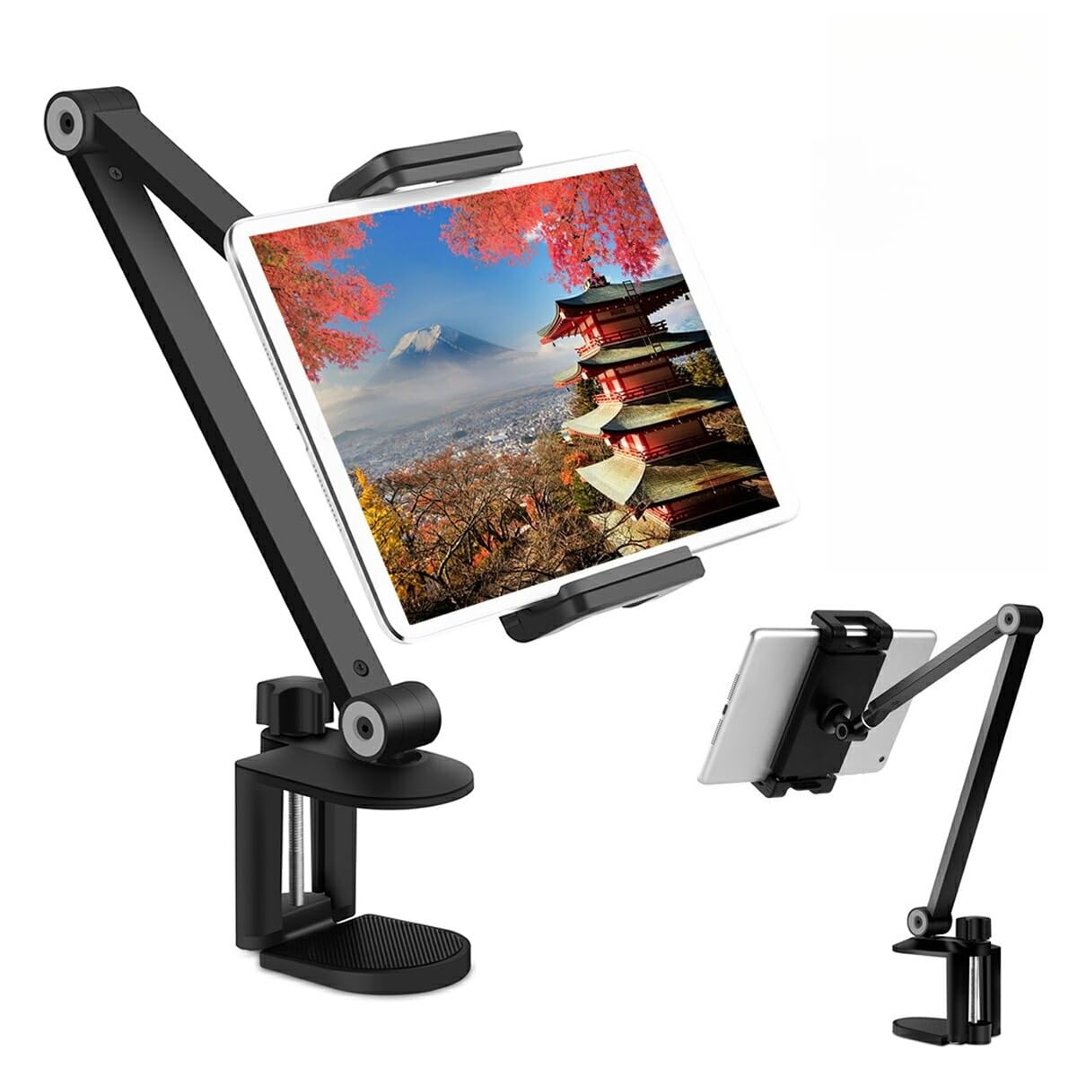 Amazon.co.jp: タブレットスタンド アーム ホルダー 4.7～15.6インチ