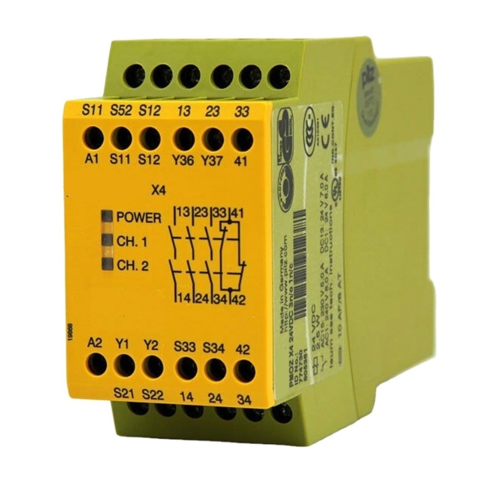 CJKXPZMH Relay PNOZ X4 774730 24VDC 774738