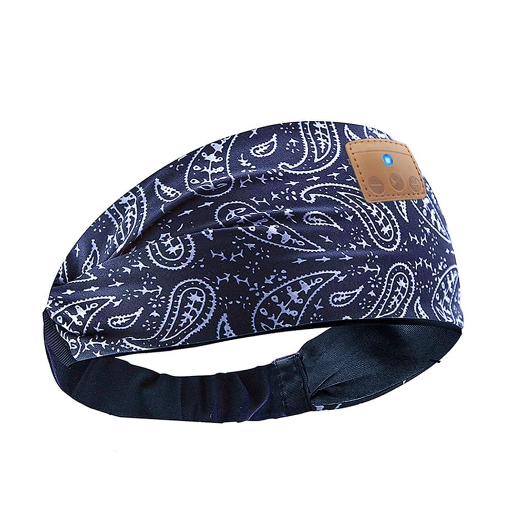 Fascia Bluetooth per Dormire, Cuffie Wireless Morbide Regolabili con Audio Stereo, Comode per Sonno Profondo, Leggere e Senza Cavi, Ideali per Viaggio e Relax