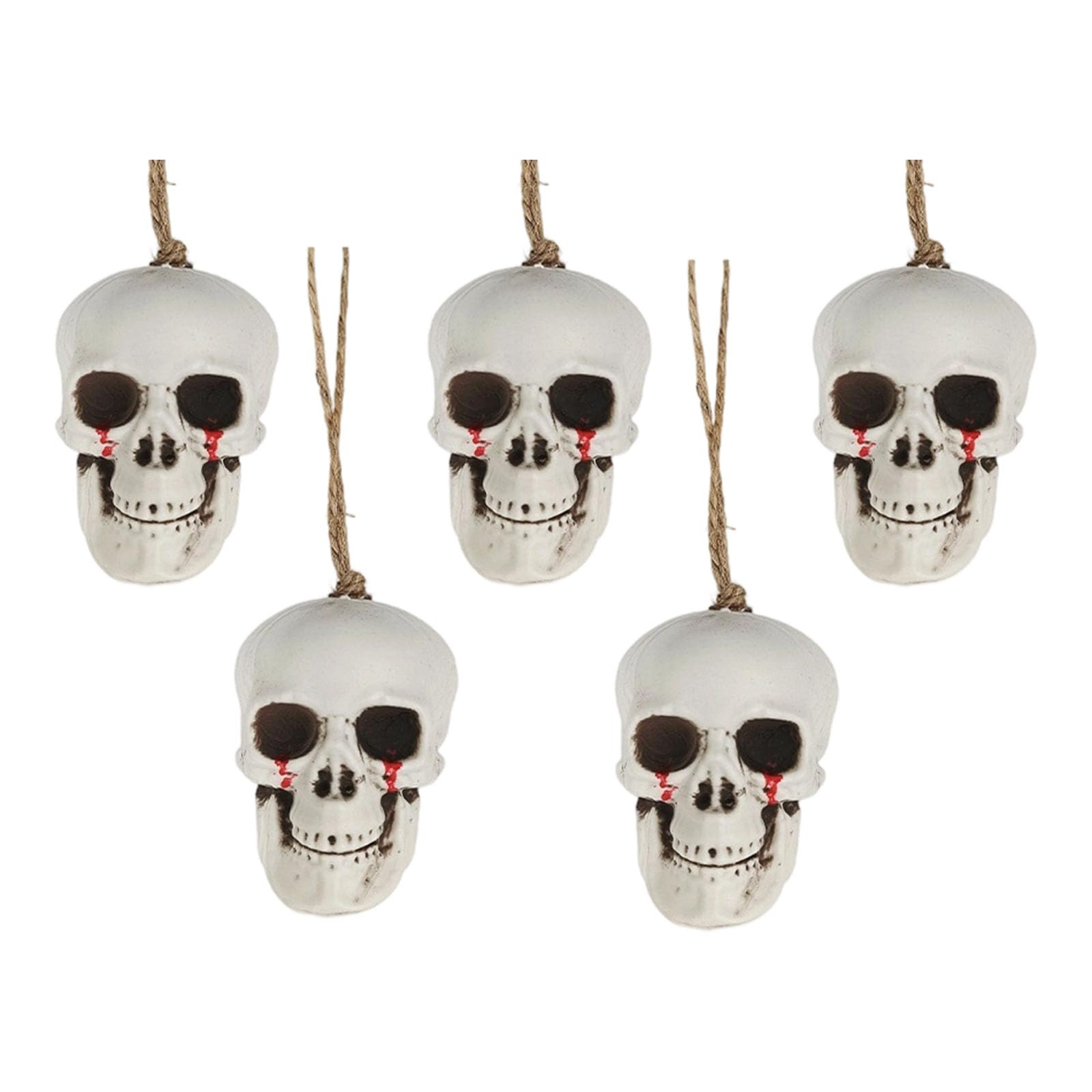 Kangnice Child Safe Skeleton Ornament Halloween Home Ornament Bloody Skull