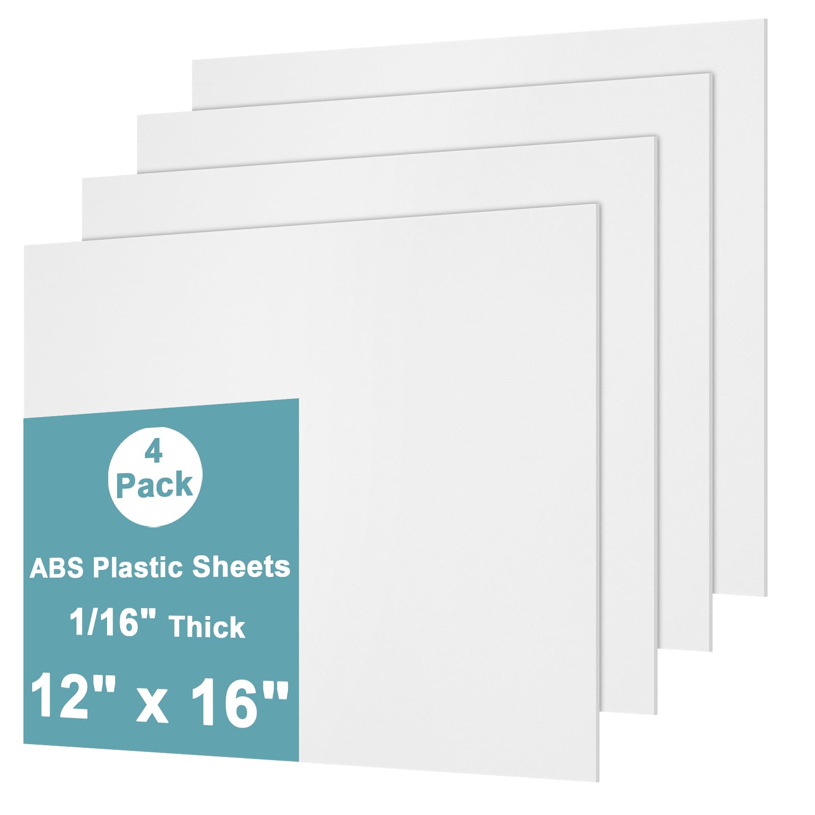 White ABS Plastic Sheet - Durable & Moldable -15