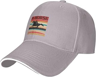 A Horse is Wonderful by Definition Baseball Cap Casual Sandwich Fashion Caps Adjustable Magic Buckle Design for Women Men