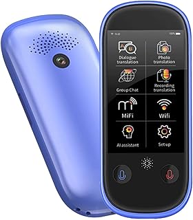 Tradutor de idiomas 117 idiomas Tradução instantânea Dispositivo de tradução de fotos Tradução off-line de 12 idiomas com gravador Dicionário eletrônico Adequado para estudo, trabalho (A) necessário
