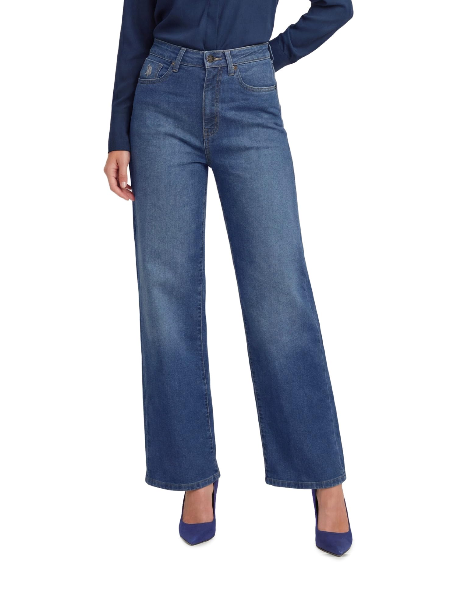 u.s. polo assn. High Rise Wide Leg fit Jeans-picture-13